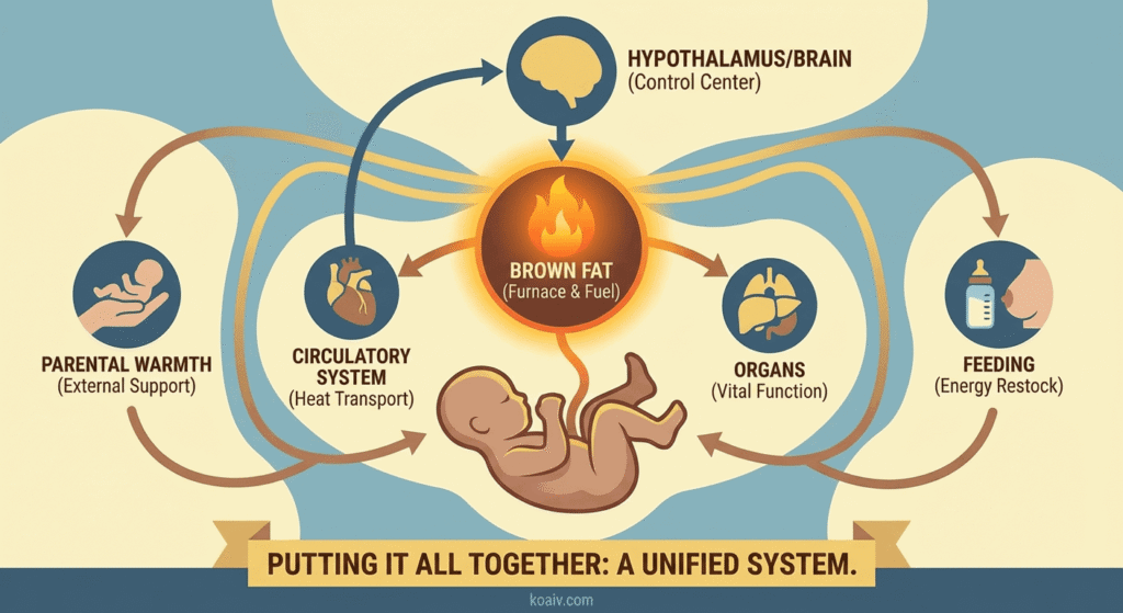 Brown Fat in Babies: How Newborns Stay Warm Without Shivering 6 A-System-That-Works-in-Concert