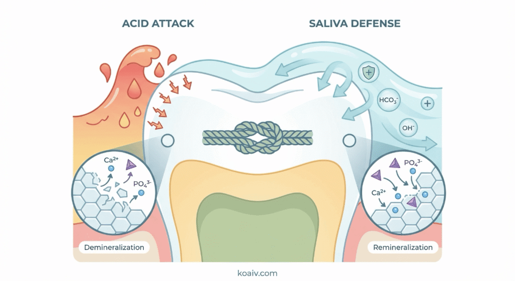 Toddler Tooth Decay: Causes, Early Signs & How to Prevent Cavities in Young Kids 4 Formation-of-baby-bottle-tooth-decay