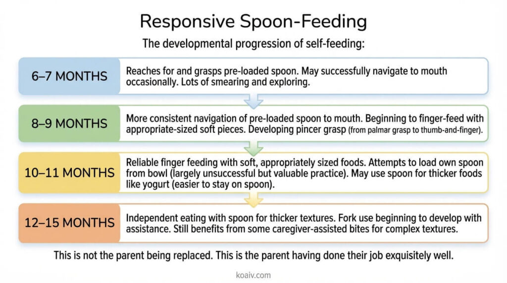 Responsive Spoon-Feeding: The Modern Parent’s Guide to Starting Solids 6 The-developmental-progression-of-self-feeding