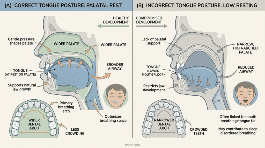 What is a Child Orofacial Myofunctional Therapist? (And Why Your Mouth-Breathing Child Might Need One) 3 Tongue-Posture
