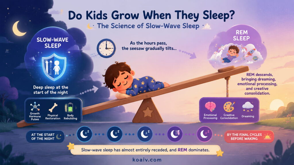 Do Kids Grow When They Sleep? The Science of Slow-Wave Sleep 3 slow-wave sleep and REM sleep