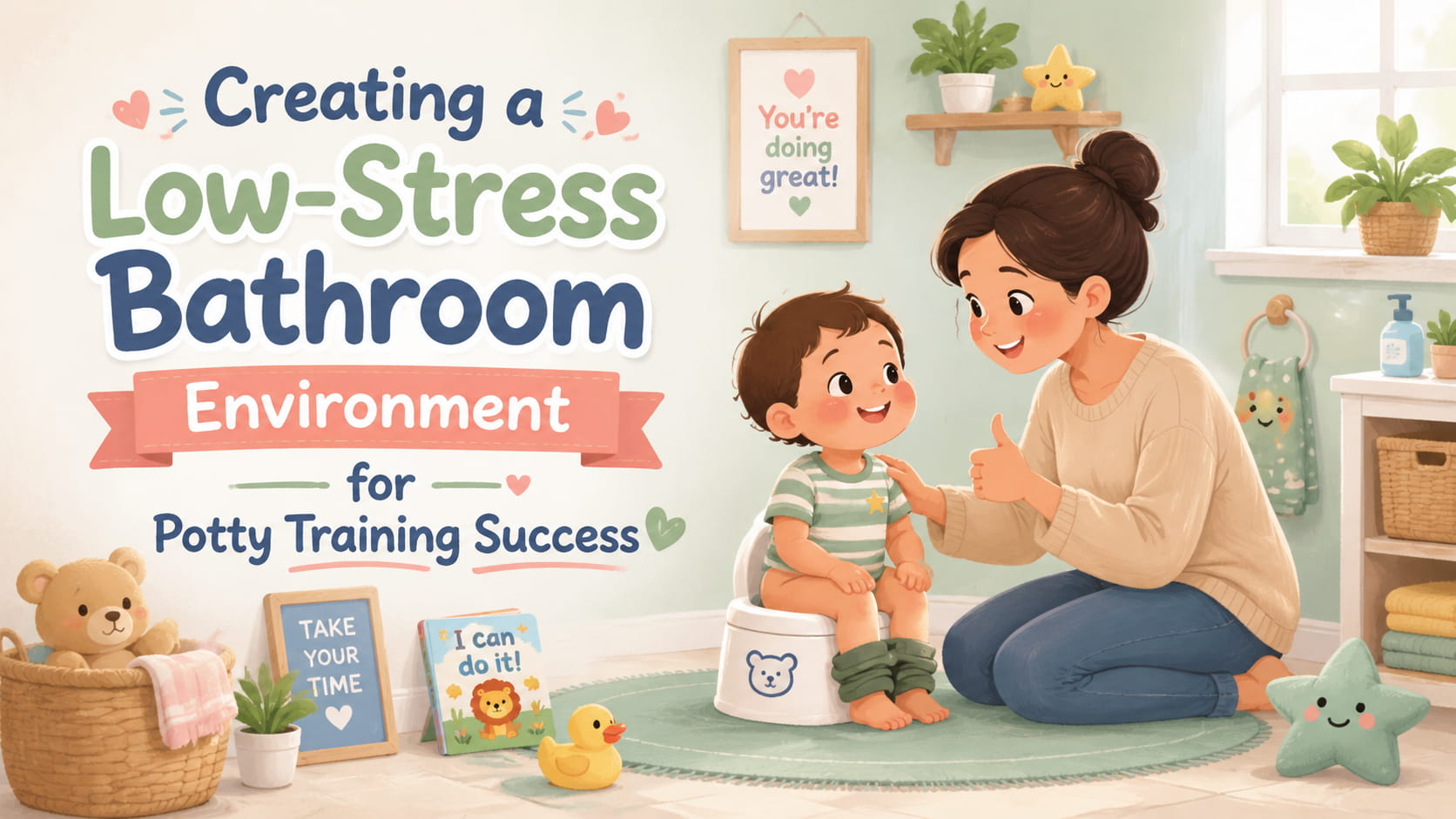 Creating a Low-Stress Bathroom Environment for Potty Training Success