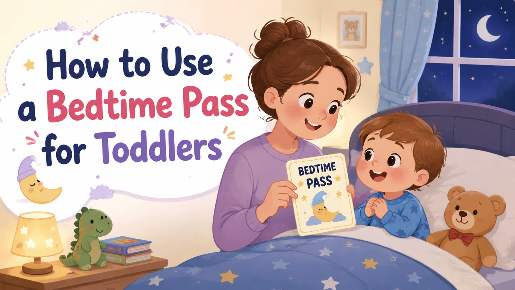How to Use a Bedtime Pass for Toddlers