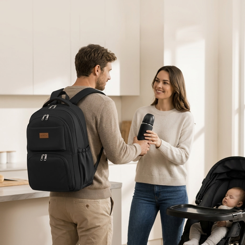 The Shared Carry Diaper Bag Backpack 5 The Shared Carry Diaper Bag Backpack Mom and Dad